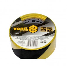 VOREL Banda adeziva de avertizare 48 mm x 33 m..